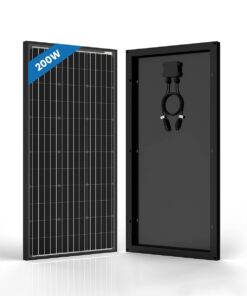 ACOPOWER 12V 200W Mono Solar Panel for 12V Battery Charging,Singel Panel Only,Off-Grid System(2 * 200W)