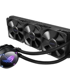 ASUS ROG Strix LC II 360 All-in-one AIO Liquid CPU Cooler 360mm Radiator, Intel LGA1700, 115x/2066 and AMD AM4/TR4 Support,Triple 120mm 4-pin PWM Fans