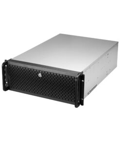 Rosewill 4U Server Chassis Rackmount Case | 8 3.5" HDD Bays, 3 5.25" Devices | E-ATX Compatible | 5 Front 120mm Fans, 2 Rear 80mm Fans | 2X USB 3.0 | Front Panel Lock | Silver/Black - RSV-L4000U