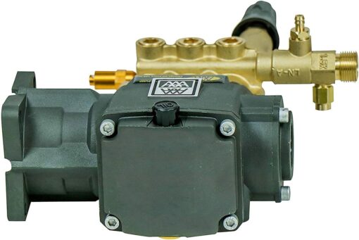 AAA 90037 Horizontal Triplex Plunger Replacement Pressure Washer Pump Kit, 3700 PSI, 2.5 GPM, 3/4" Shaft, Includes Hardware and Siphon Tube, for Industrial Gas Powered Machines, Black - Image 2