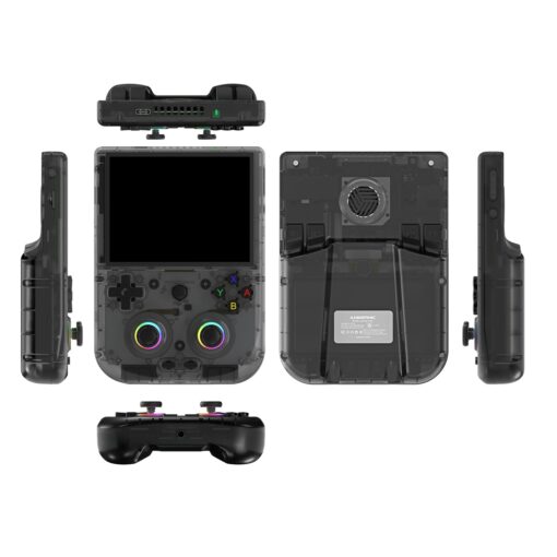 RG406V Handheld Game Console Preloaded Games RG 406V 4-inch IPS Multi-touch Screen Retro Game Console 128G UFS2.2 Android 13 Retro Emulator RG406V 5500mAh Battery 1080p DP Output WIFI Bluetooth Black - Image 2