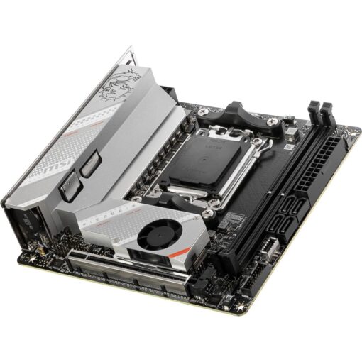 MSI MPG B650I Edge WiFi Gaming Motherboard (AMD Ryzen 9000/8000/7000 Series Processors, AM5, DDR5, PCIe 4.0, M.2, SATA 6Gb/s, USB 3.2 Gen 2, HDMI, Wi-Fi 6E, Bluetooth 5.3, 2.5Gbps LAN, Mini-ITX) - Image 7