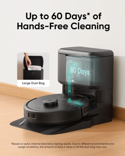 eufy L60 with Self-Empty Station and 6× Dust Bag - Image 8