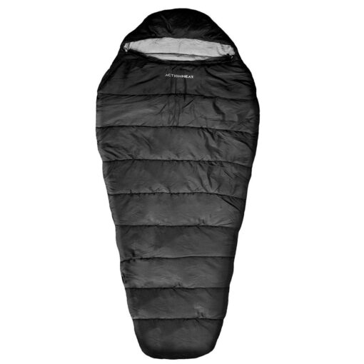 ActionHeat Electric Heated Sleeping Bag for Adults – Portable Mummy Style 5V Battery Powered Heat Sleeping Bag for Camping or Outdoor Hiking Cold Weather Black - Image 3