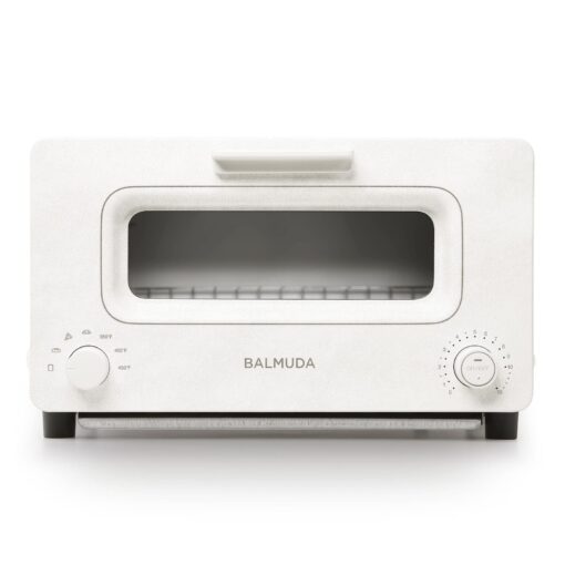 BALMUDA The Toaster | Steam Oven Toaster | 5 Cooking Modes: Sandwich Bread, Artisan Bread, Pizza & Pastry, Oven | Precise Heat Control | Steam Technology | Baking Pan | US Version | White