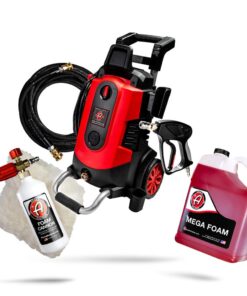 Adam's Polishes Electric Pressure Washer 2.0 - Powerful 1.8 GPM 2500 PSI Car Wash Pressure Washer Sprayer | Snub Nose & Tip Attachment | Use W/Car Soap | Patio Boat RV Motorcycle Car Garage Deck