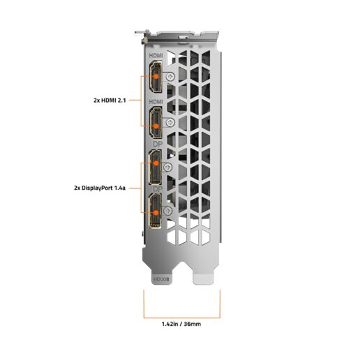 GIGABYTE GeForce RTX 3050 WINDFORCE OC V2 6G Graphics Card, 2X WINDFORCE Fans, 6GB GDDR6 96-bit GDDR6, GV-N3050WF2OCV2-6GD Graphics Card - Image 2