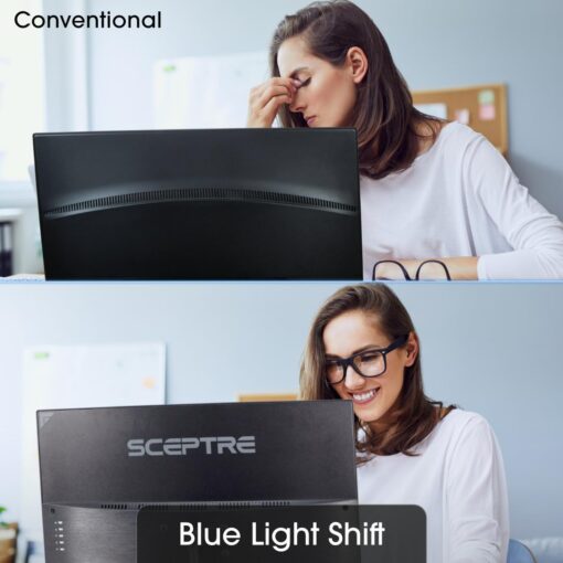 Sceptre New 24.5-inch Gaming Monitor 240Hz 1ms DisplayPort x2 HDMI x2 100% sRGB AMD FreeSync Premium Build-in Speakers, Machine Black 2024 (E255B-FWD240 Series) - Image 6