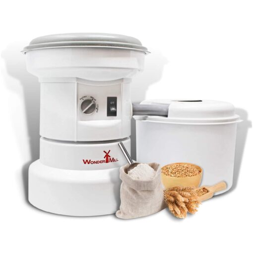 Wondermill Grain Mill - Electric Grain Mill Grinder for Healthy Gluten-Free Flours