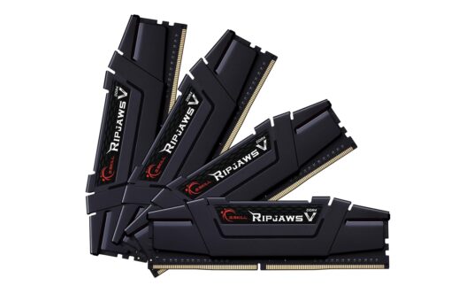 G.SKILL Ripjaws V Series (XMP) DDR4 RAM 128GB (4x32GB) 2666MT/s CL18-18-18-43 1.20V Intel AMD Desktop Computer Memory UDIMM - Black (F4-2666C18Q-128GVK)