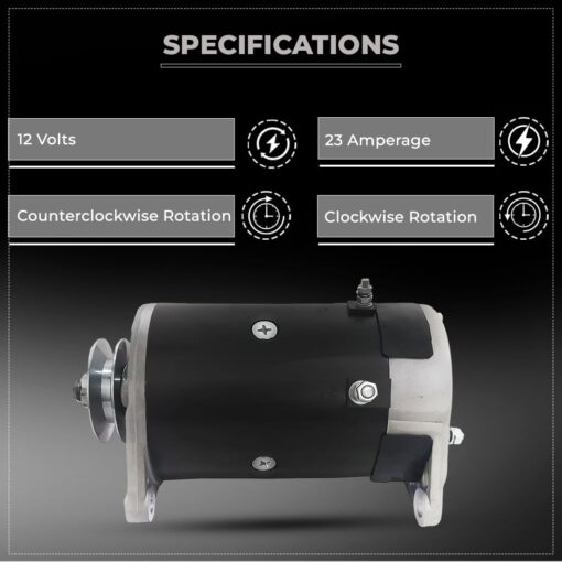 23A 12V Starter Generator for Club Car DS FE290 FE350 1996-up Golf Cart |Club CAR Precedent 2004-up | 1-Yr Warranty || 1018337-01 101833701CC 15404 G096503 GHI0001 308-102 SG806 34175101 420-46001 - Image 8