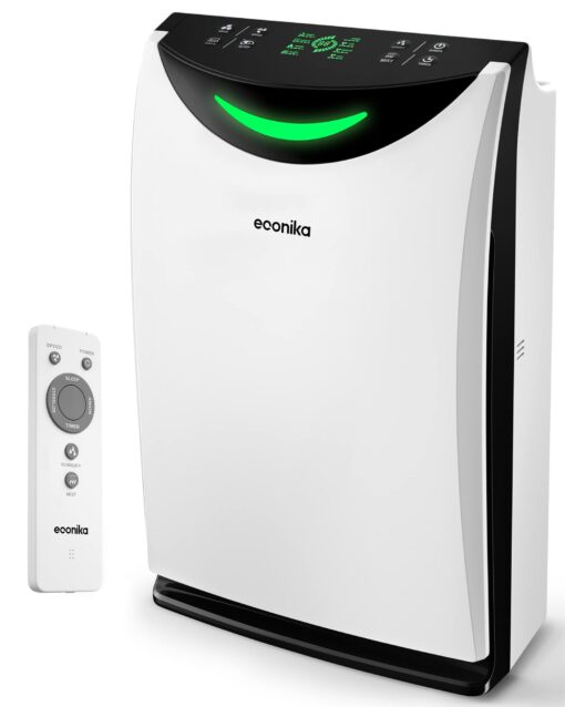4 in 1 Humidifier and Air Purifier in One Up To 1035 SqFt - Ionizer UV C Light Air Purifier and Humidifier Combo, Whole House Air Purifiers for Bedroom Home Large Room - Ultra Quiet Air Filter Cleaner - Image 2