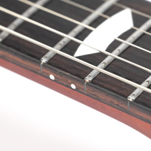 EART EGLP-610 Electric Guitar Solid-Body Electric Guitar,Custom Alnico-II Humbuckers, Satin Sapphire Blue, Satin Gunmetal Black, Satin Honey Tea - Image 6