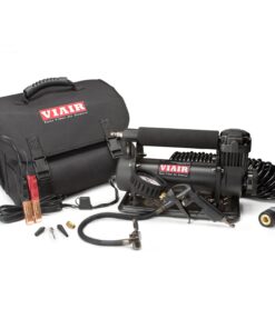 VIAIR 450P/45044 Automatic Portable Compressor, Tire Inflator Kit, Air Compressor for Truck, Jeep, SUV, and Car Tires, Air Pump Kit, Car Accessories, 100% Duty Cycle, 150 PSI/1.80 CFM, Stealth Black