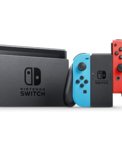 Nintendo Switch with Neon Blue and Neon Red Joy‑Con V2 (Renewed Premium)