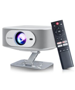 Netflix Licensed Projector with Wifi Bluetooth 4K, Auto Keystone/Electric Focus, Smart Android 13 NTV, 400 ANSI Lumen, 1080P Native Outdoor Movie Projector, Mini Portable, Built-in Apps (2025)