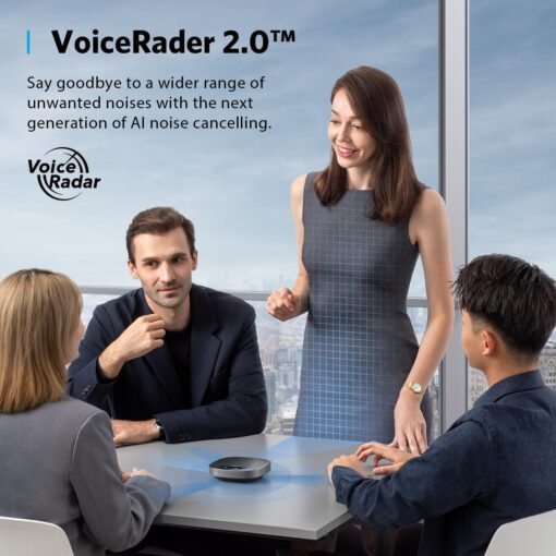 Anker PowerConf S500 Speakerphone with Zoom Rooms and Google Meet Certifications, USB-C Speaker, Bluetooth Speakerphone for Conference Room, Conference Microphone with Premium Voice Pickup - Image 5
