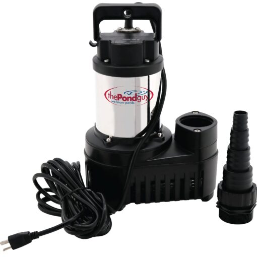 The Pond Guy RapidFlo Submersible Outdoor Water Pump, Perfect for Ponds, Waterfalls, Streams, Hydroponics & Pondless Features, Easy Install, Energy Saving, Quiet, Powerful Flow, Asynchronous, 4000 GPH