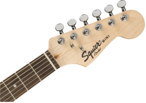 Squier Mini Stratocaster Electric Guitar, with 2-Year Warranty, Black, Laurel Fingerboard - Image 4