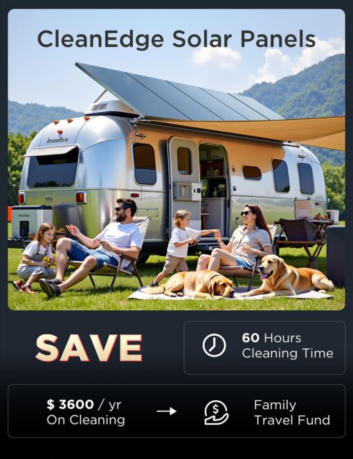 STAR 200 Watt Solar Panel,2PCS 100W 12/24V Solar Panels with Full-Screen Design & Maintenance-Free,25% High-Efficiency Monocrystalline,Reliable Power for RV,Marine, Roof,Home,and Off-Grid - Image 4