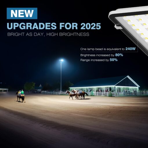 OKPRO 12000W Solar Street Lights Outdoor - 7000K Solar Parking Lot Lights Commerical Dusk to Dawn, Outdoor Street Light Heavy Duty, Wide Angle IP66 Waterproof with Remote Control - Image 8