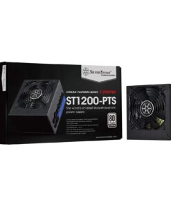 SilverStone Technology 1200 Watt Fully Modular 80 Plus Platinum Power Supply in Ultra Compact 140MM in Depth ST1200-PTS