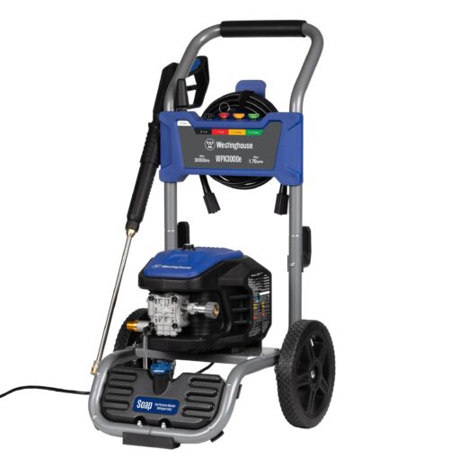 Westinghouse WPX3000e Electric Pressure Washer, 3000 Max PSI and 1.76 Max GPM, Induction Motor, Onboard Soap Tank, Spray Gun and Wand, 5 Nozzle Set, for Cars/Fences/Driveways/Homes/Patios/Furniture - Image 2
