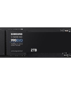 SAMSUNG 990 EVO SSD 2TB, PCIe Gen 4x4, Gen 5x2 M.2 2280 NVMe Internal Solid State Drive, Speeds Up to 5,000MB/s, Upgrade Storage for PC Computer, Laptop, MZ-V9E2T0B/AM, Black