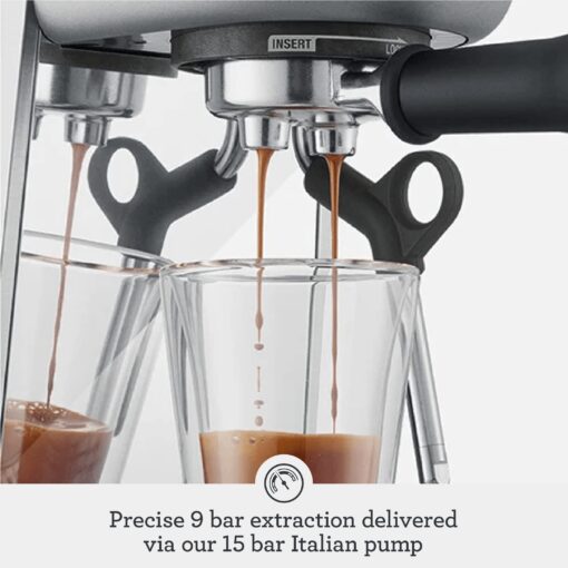 Breville Bambino Espresso Machine BES450BSS, Brushed Stainless Steel - Image 6