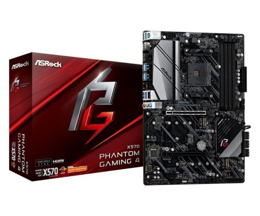 ASRock X570 Phantom Gaming 4AM4/USB3.2/HDMI/RJ45 Motherboard