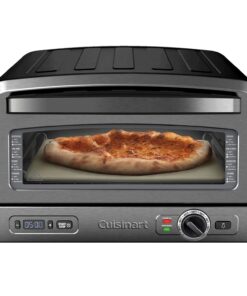 Cuisinart Indoor Pizza Oven – Bake 12” Pizzas in Minutes – Portable Countertop Pizza Oven – Stainless Steel – CPZ-120BKS