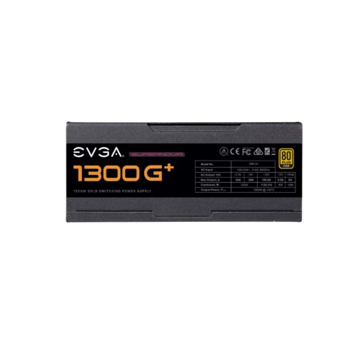 EVGA Supernova 1300 G+, 80+ Gold 1300W, Fully Modular, 10 Year Warranty, Includes Free Power On Self Tester, Power Supply 220-GP-1300-X1 - Image 4