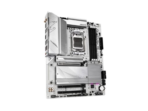 GIGABYTE B650 AORUS Elite AX ICE (AM5/ LGA 1718/ AMD/ B650/ ATX/ 5-Year Warranty/ DDR5/ Triple M.2/ PCIe 5.0/ USB 3.2 Gen2X2 Type-C/WiFi 6E/ 2.5GbE LAN/Snow White/EZ-Latch/Motherboard) - Image 5