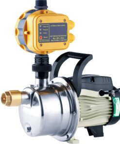 TDRFORCE 3/4 HP Water Pressure Booster Pump 110V Inline Water Transfer Pump Automatic Self Priming Irrigation Pump Shallow Well Jet Pump Household Booster Pump