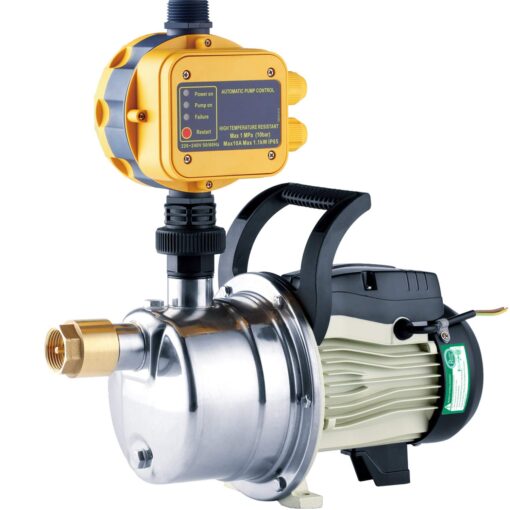 TDRFORCE 3/4 HP Water Pressure Booster Pump 110V Inline Water Transfer Pump Automatic Self Priming Irrigation Pump Shallow Well Jet Pump Household Booster Pump