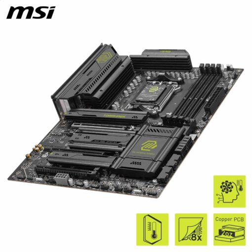 MSI MAG X870E Tomahawk WiFi Motherboard, ATX - Supports AMD Ryzen 9000/8000 / 7000 Processors, AM5-80A SPS VRM, DDR5 Memory Boost 8400+ MT/s (OC), PCIe 5.0 x16, M.2 Gen5, Wi-Fi 7, 5G LAN - Image 5
