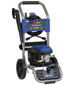 Westinghouse WPX3000e Electric Pressure Washer, 3000 Max PSI and 1.76 Max GPM, Induction Motor, Onboard Soap Tank, Spray Gun and Wand, 5 Nozzle Set, for Cars/Fences/Driveways/Homes/Patios/Furniture