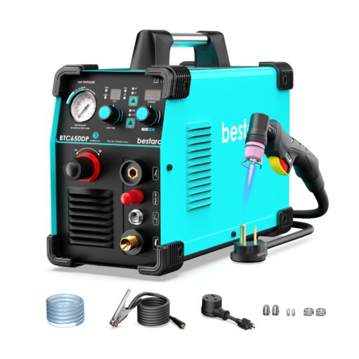 bestarc Plasma Cutter, Pilot Arc BTC650DP 3rd Generation 65Amps With [Air Sensor Technology] Dual Voltage 110/220V Digital Plasma Cutting Machine (BTC650DP 3GEN 110/220)