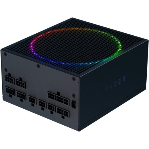 Razer Katana Power Supply aRGB PSU: Silent, Powerful aRGB 140mm PWM Fan - Chroma aRGB - Modular by Design - 80 Plus Platinum Rated - Zero RPM Mode - 850W