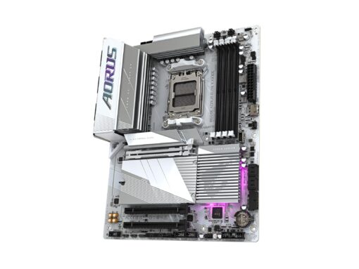 GIGABYTE B650E AORUS Elite X AX ICE AM5 LGA 1718 AMD B650 ATX Motherboard with 5-Year Warranty, DDR5, 3X M.2, PCIe 5.0, USB 3.2 Gen2X2 Type-C, WiFi 6E, 2.5GbE LAN, Q-Flash Plus, EZ-Latch Plus - Image 5