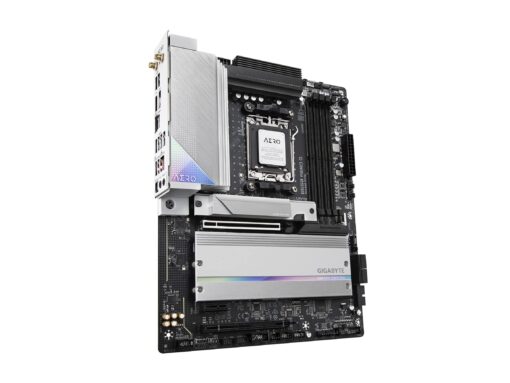 GIGABYTE B650 AERO G (AM5/ LGA 1718/ AMD B650/ ATX/ 5-Year Warranty/ DDR5/ PCIe 5.0 M.2/ PCIe 5.0/ USB 3.2 Gen2X2 Type-C/Wi-Fi 6E/ Intel 2.5GbE LAN/Motherboard) - Image 4