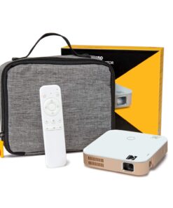 KODAK Luma 350 Portable Smart Projector | Powerful Ultra HD Rechargeable Video Projector Android 6.0 - Includes Soft Case