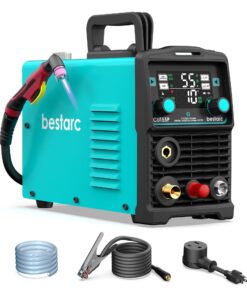 bestarc 55Amps Plasma Cutter, Non Touch Pilot Arc, Large Digital Display Screen, CUT55P 110/220V Dual Voltage, IGBT Inverter Plasma Cutting Machine (CUT55P 110/220V)