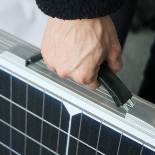 DOKIO Foldable Solar Panel 100 Watt Monocrystalline Solar Suitcase Portable with Controller to Charge 12V Batteries (All Types: Vented AGM Gel) Caravan RV Boat Camper… - Image 4