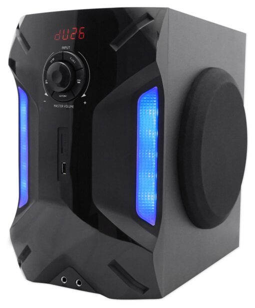 Rockville HTS56 1000W 5.1 Channel Home Theater System with 8" Subwoofer, Bluetooth, USB, Includes Remote, LED Light Effects - Perfect for Movies, Music, Karaoke - Image 6