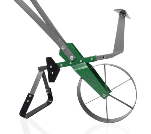 Varomorus High Wheel Cultivator, Self Cleaning Steel Single Wheel Hoe, Modular Plow Garden Tool for Gardening - Image 9