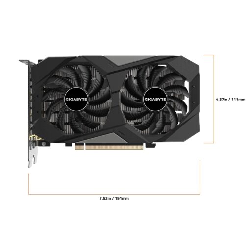GIGABYTE GeForce RTX 3050 WINDFORCE OC V2 6G Graphics Card, 2X WINDFORCE Fans, 6GB GDDR6 96-bit GDDR6, GV-N3050WF2OCV2-6GD Graphics Card - Image 3