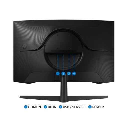 SAMSUNG 32” Odyssey G55C Series QHD 1000R Curved Gaming Monitor, 1ms(MPRT), HDR10, 165Hz, AMD Radeon FreeSync, Eye Care, Glare Free, Sharp Resolution LS32CG550ENXZA, 2024 - Image 8