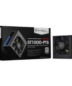 SilverStone Technology 1000 Watt Fully Modular 80 Plus Platinum Power Supply in Ultra Compact 140mm in Depth ST1000-PTS