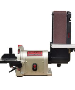 BUCKTOOL Direct Drive Bench Belt and Disc Sander, 4x36 in and 8 in, 3/4HP for Woodworking, 5.0A Benchtop Sander
